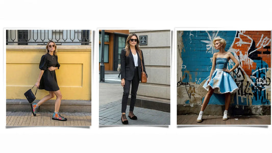 3 Ways to Wear High-Top Canvas Shoes