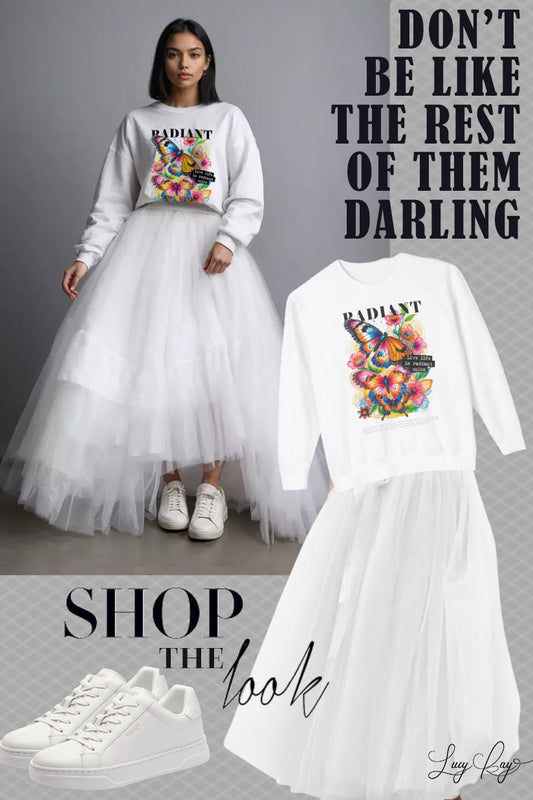 Ditch the Ordinary: Why the Graphic Sweatshirt and Tulle Skirt Combo is Pure Magic