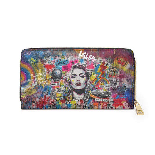 Graffiti Wallet - Miley Cyrus inspired