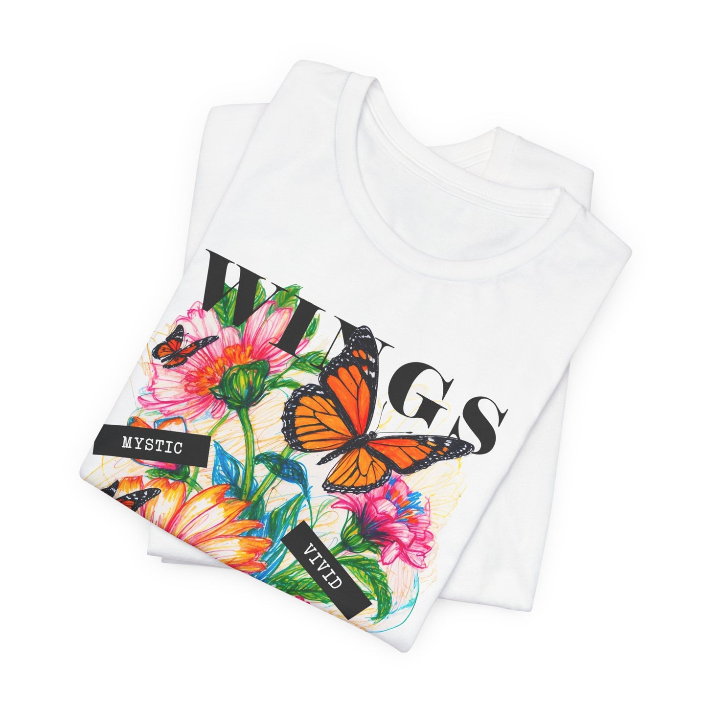 Unisex T-shirt - Butterflies Wings Shirt,