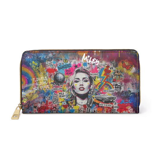 Graffiti Wallet - Miley Cyrus inspired