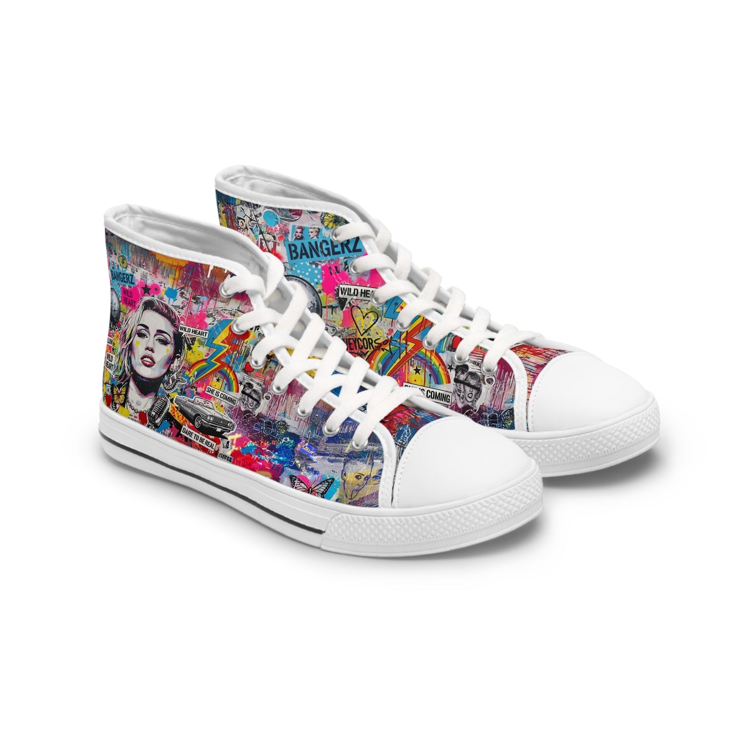 Women’s Graffiti High Top Sneakers