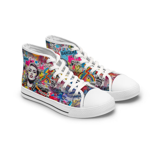Women’s Graffiti High Top Sneakers