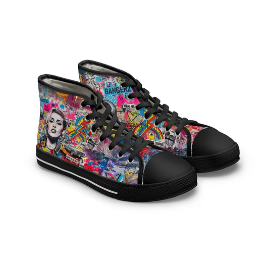 Women’s Graffiti High Top Sneakers