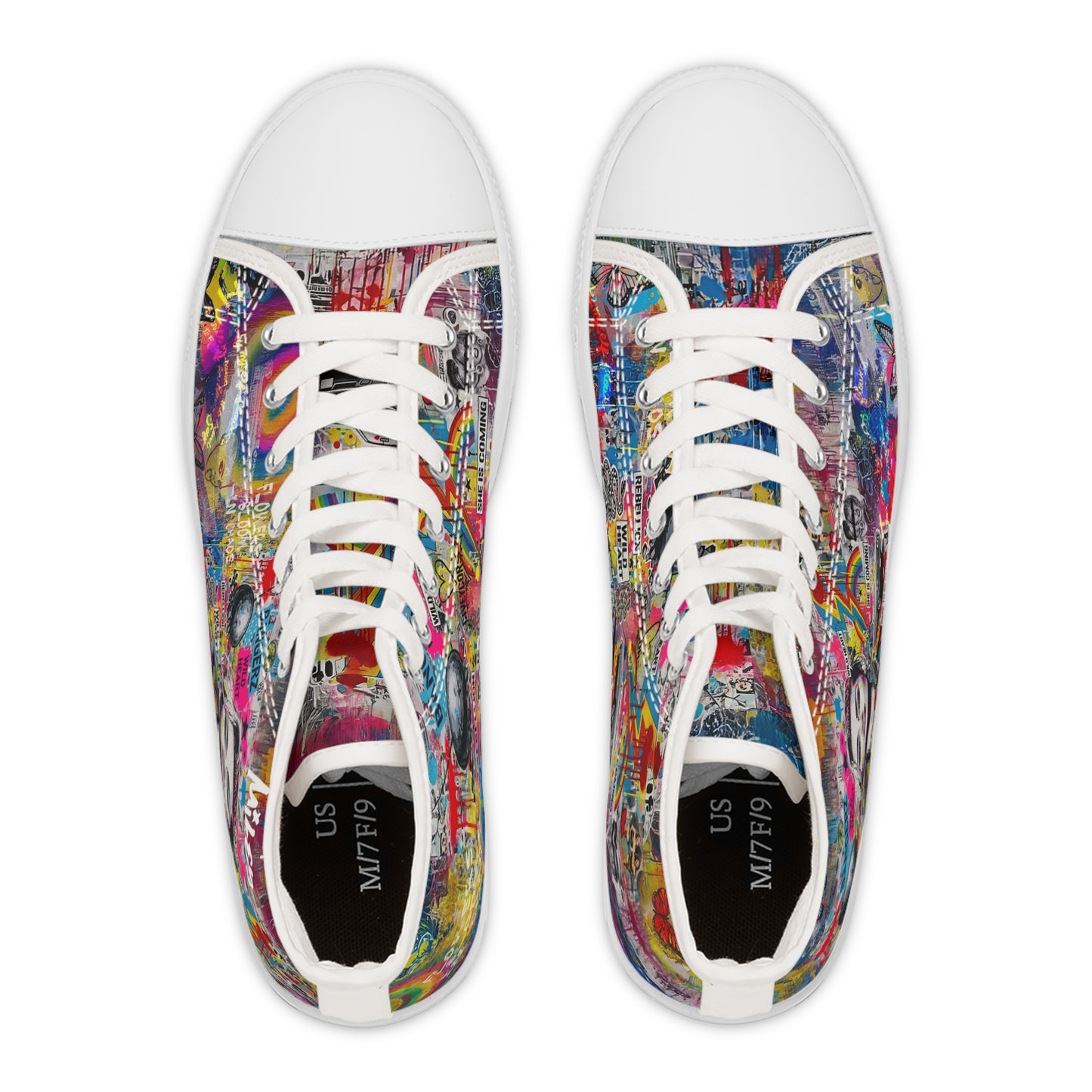 Women’s Graffiti High Top Sneakers