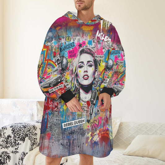 Hoodie Blanket - Rebel Queen