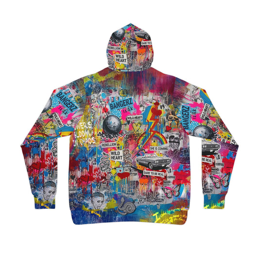 Graffiti Hoodie for Fearless Self-Expression | Miley Cyrus Inspired