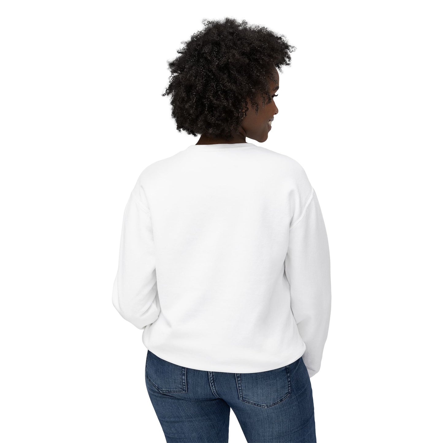 Colorful Floral Butterfly Crewneck Sweatshirt with Positive Quotes