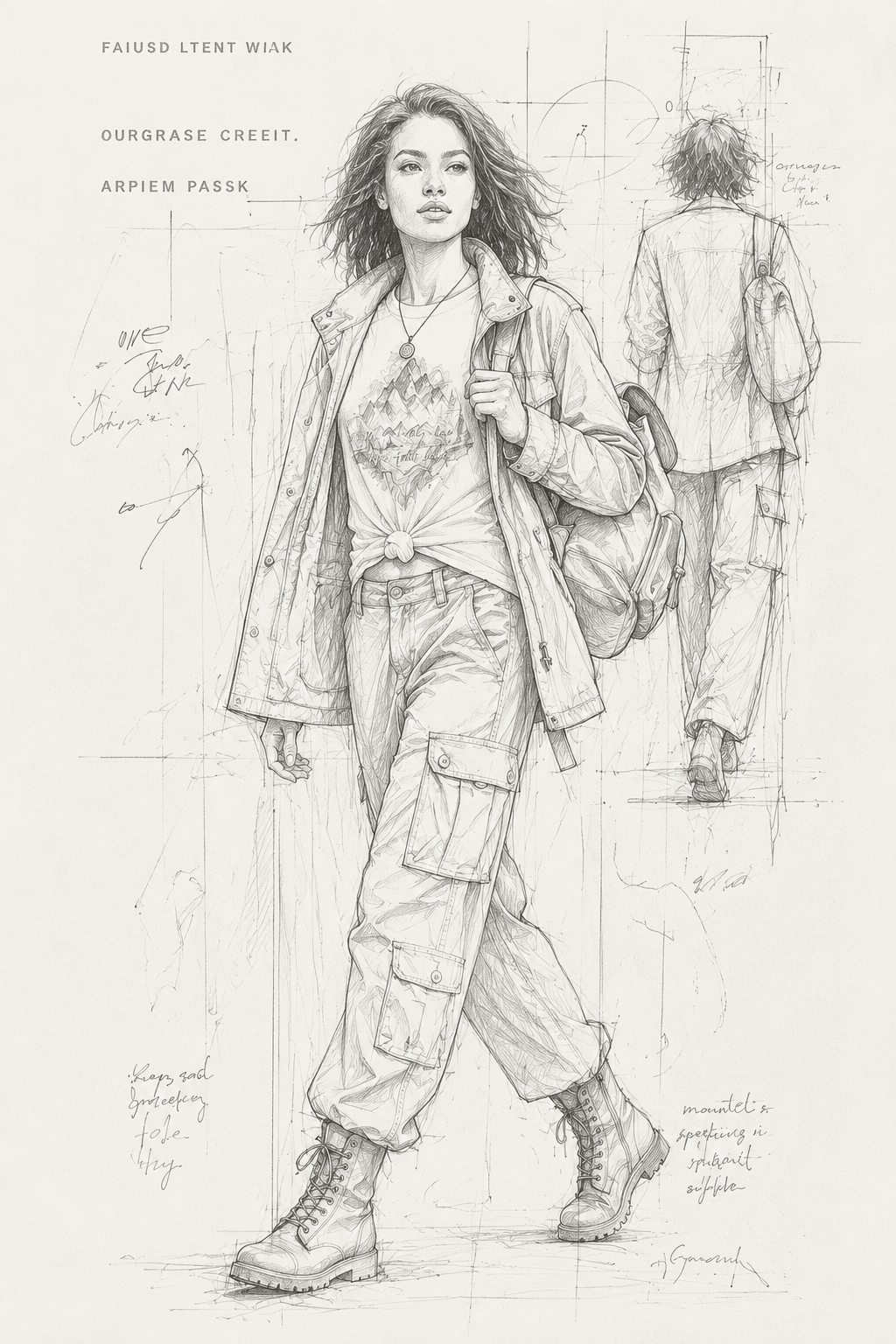 Urban Streetwear Fashion Illustration Bundle