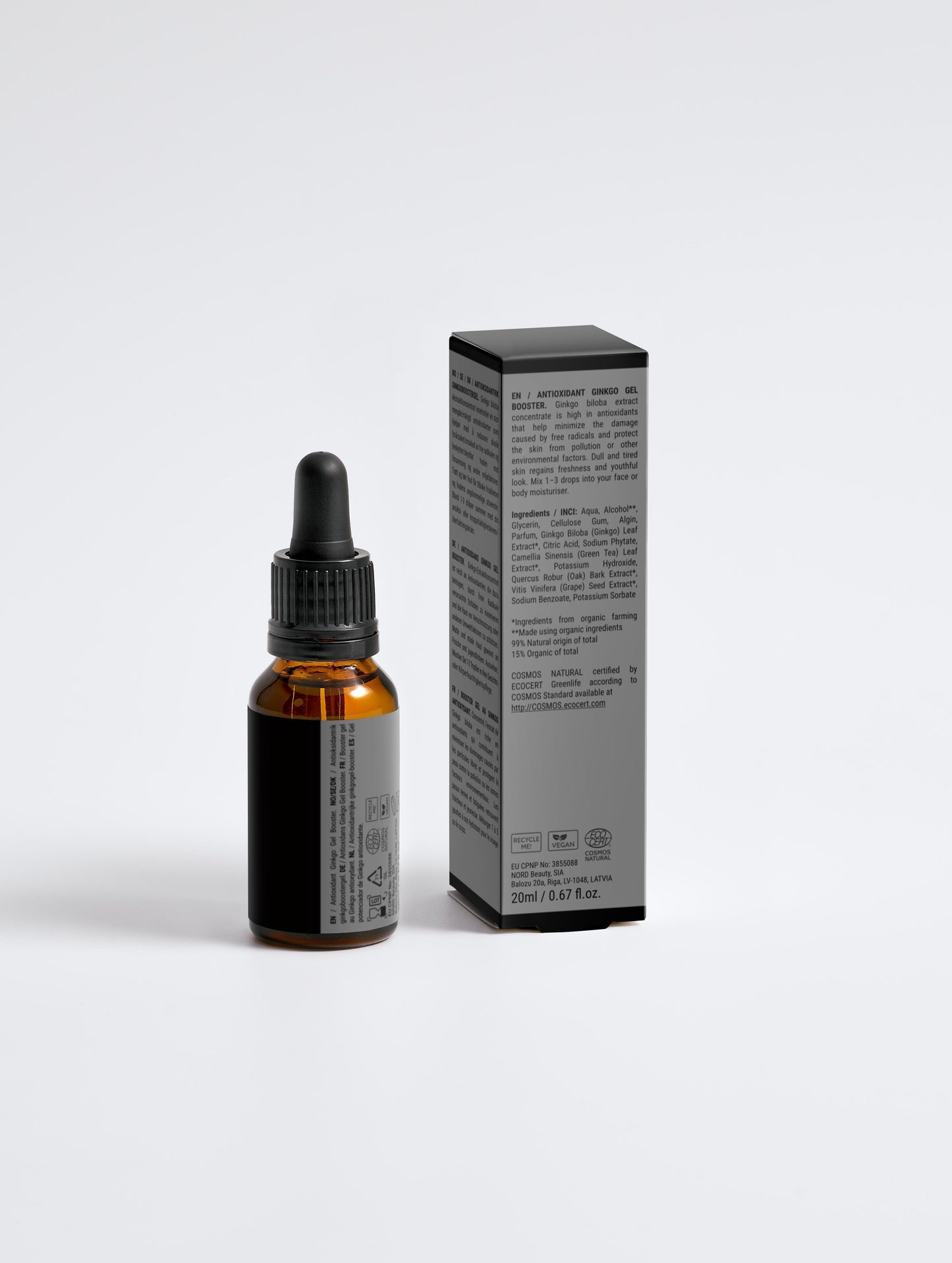 Antioxidant Ginkgo Gel Booster - Ganelli Royal - Cosmetics