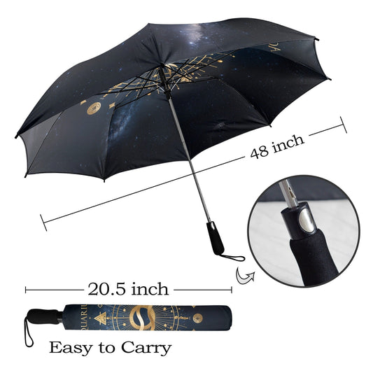 Aquarius Zodiac Umbrella - One size - Accessories