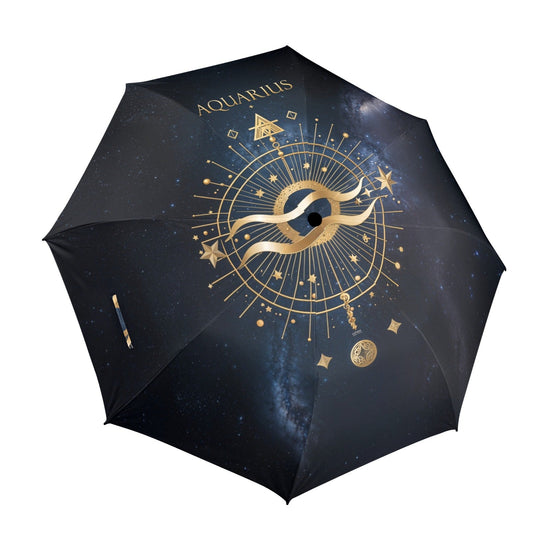 Aquarius Zodiac Umbrella - One size - Accessories