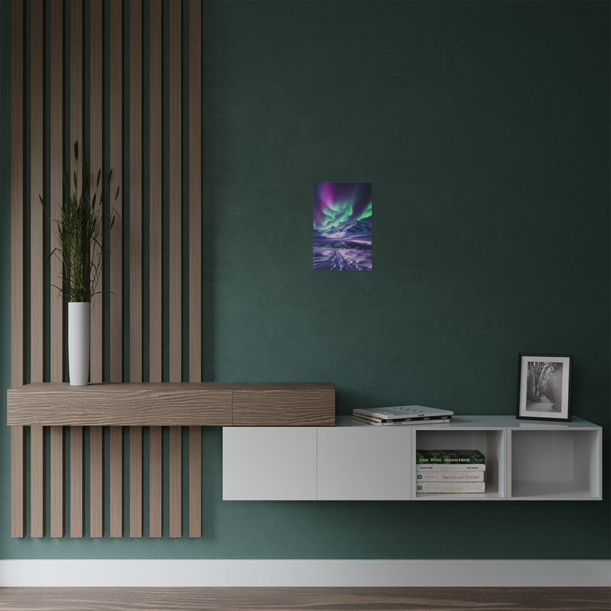 Aurora Borealis Satin Poster - Northern Lights Satin Finish Poster - Poster
