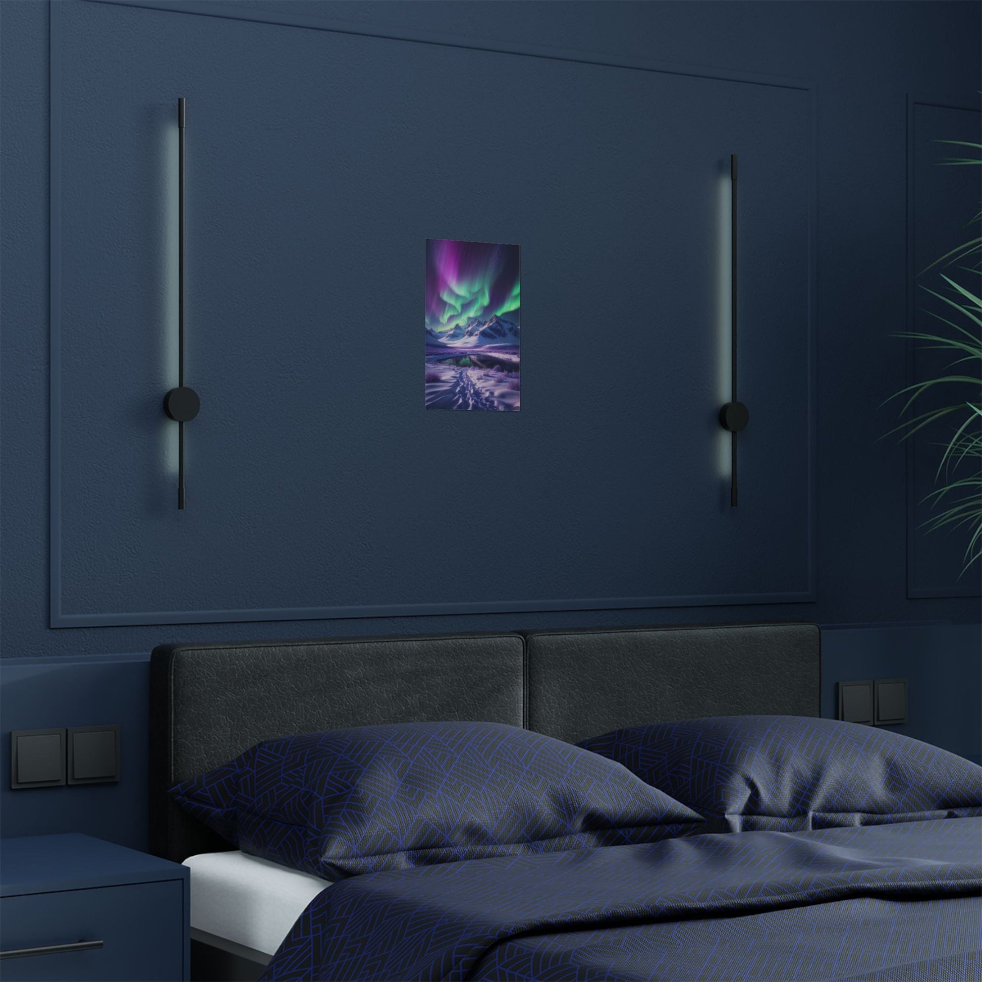Aurora Borealis Satin Poster - Northern Lights Satin Finish Poster - Poster