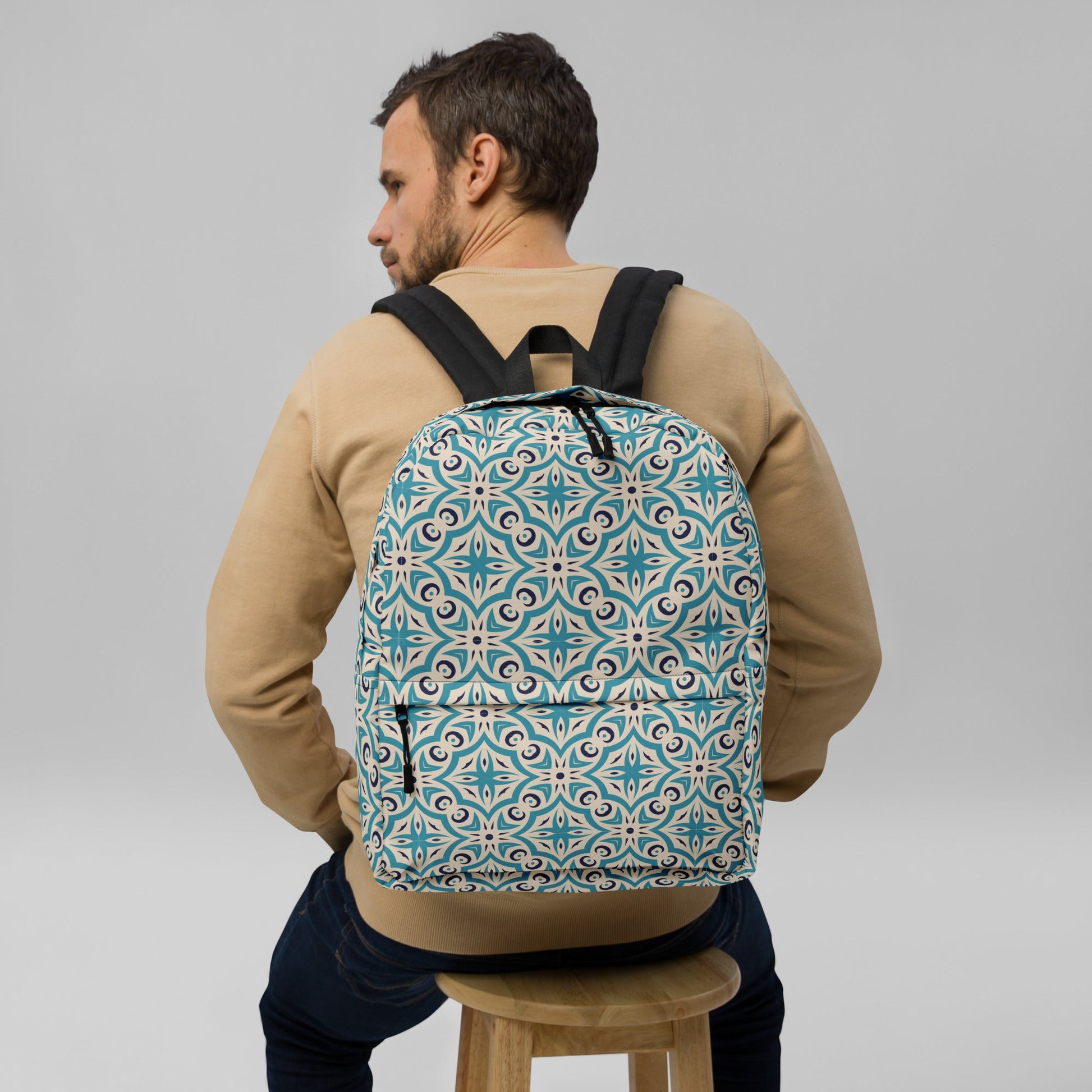 Backpack - Vintage Mosaic Pattern - Bags