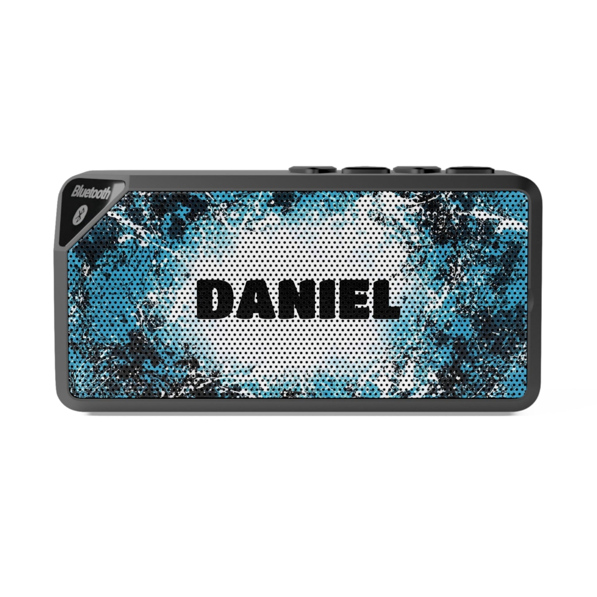 Bluetooth Speaker - Customizable Design with Your Name - 4.25’’ x 2.25’’ / Black - Accessories