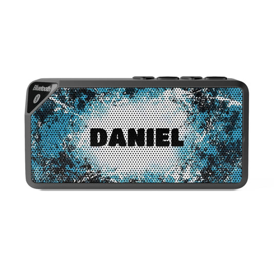 Bluetooth Speaker - Customizable Design with Your Name - 4.25’’ x 2.25’’ / Black - Accessories