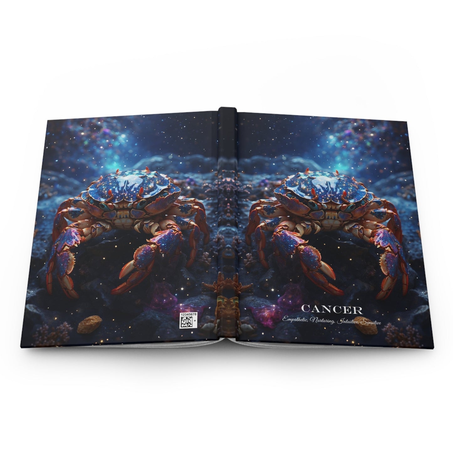 Cancer Zodiac Sign Hardcover Journal - A5 Matte Astrology Diary Notebook - Journal - Paper products