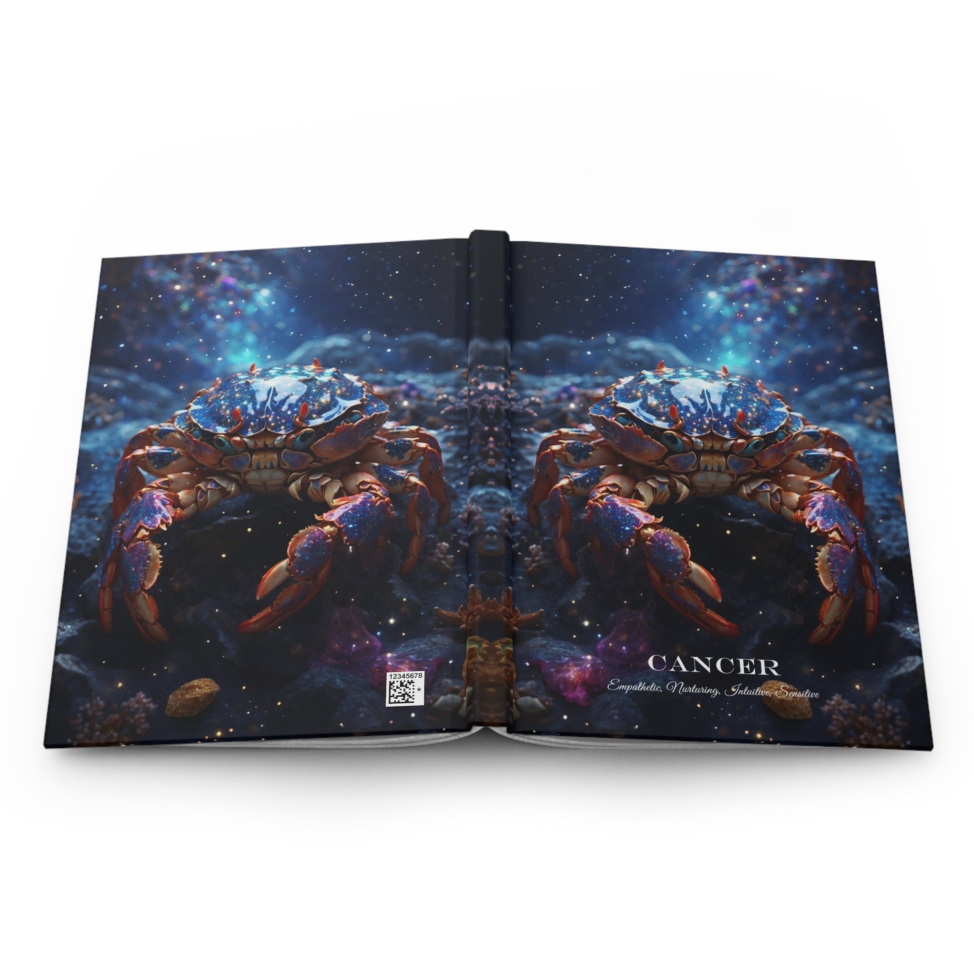 Cancer Zodiac Sign Hardcover Journal - A5 Matte Astrology Diary Notebook - Journal - Paper products