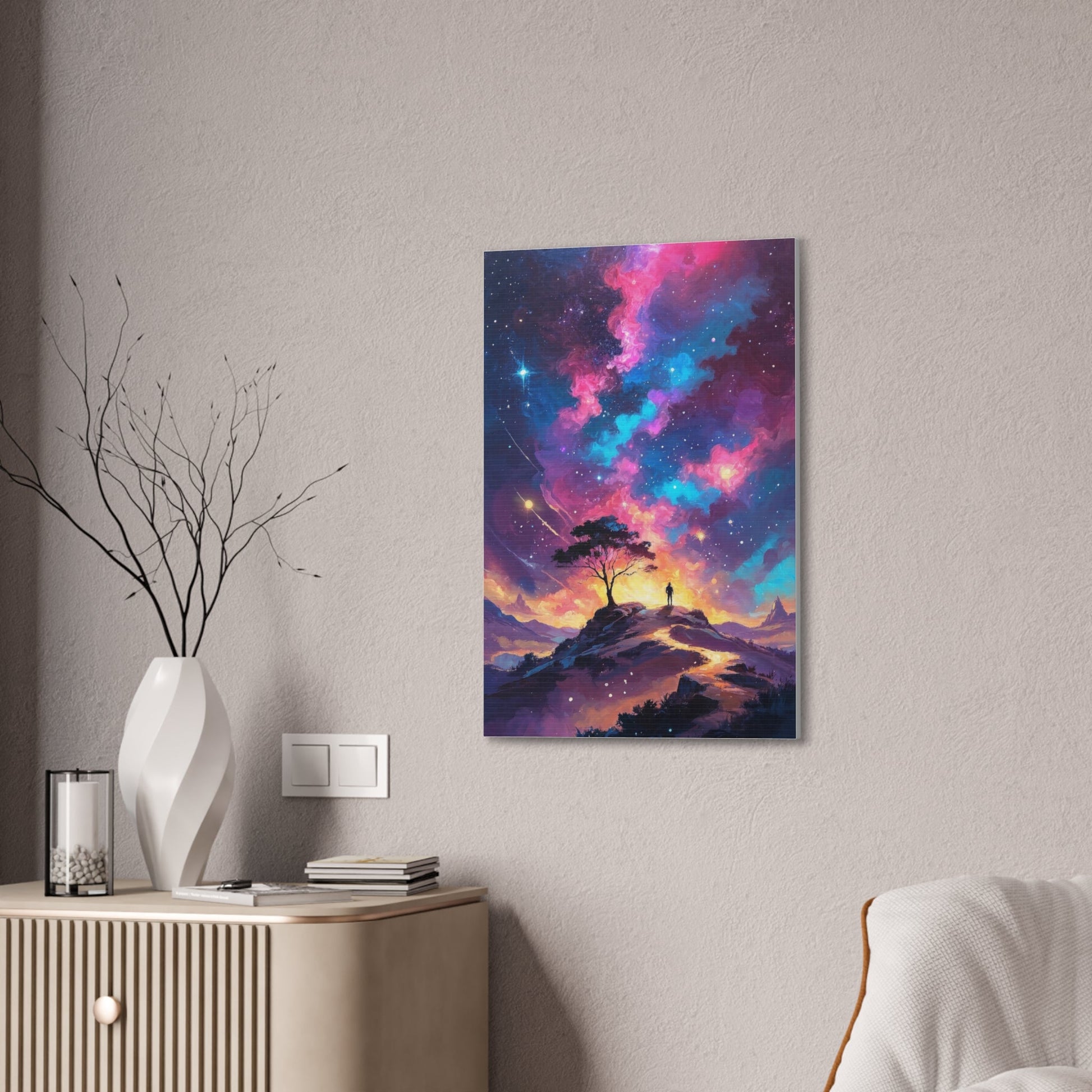 Canvas Wall Art- Cosmic Starry Night - Canvas