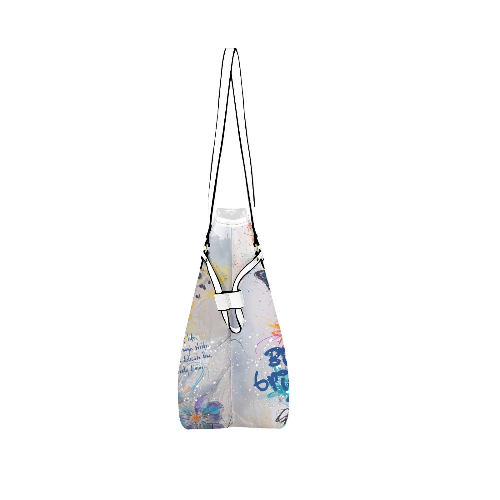 Clover Artistic PU Leather Tote Bag - One Size - Tote bags