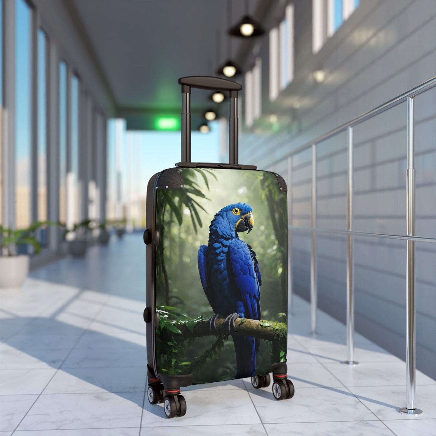 Colorful Parrot Suitcase - Perfect for Travel Enthusiasts - Bags