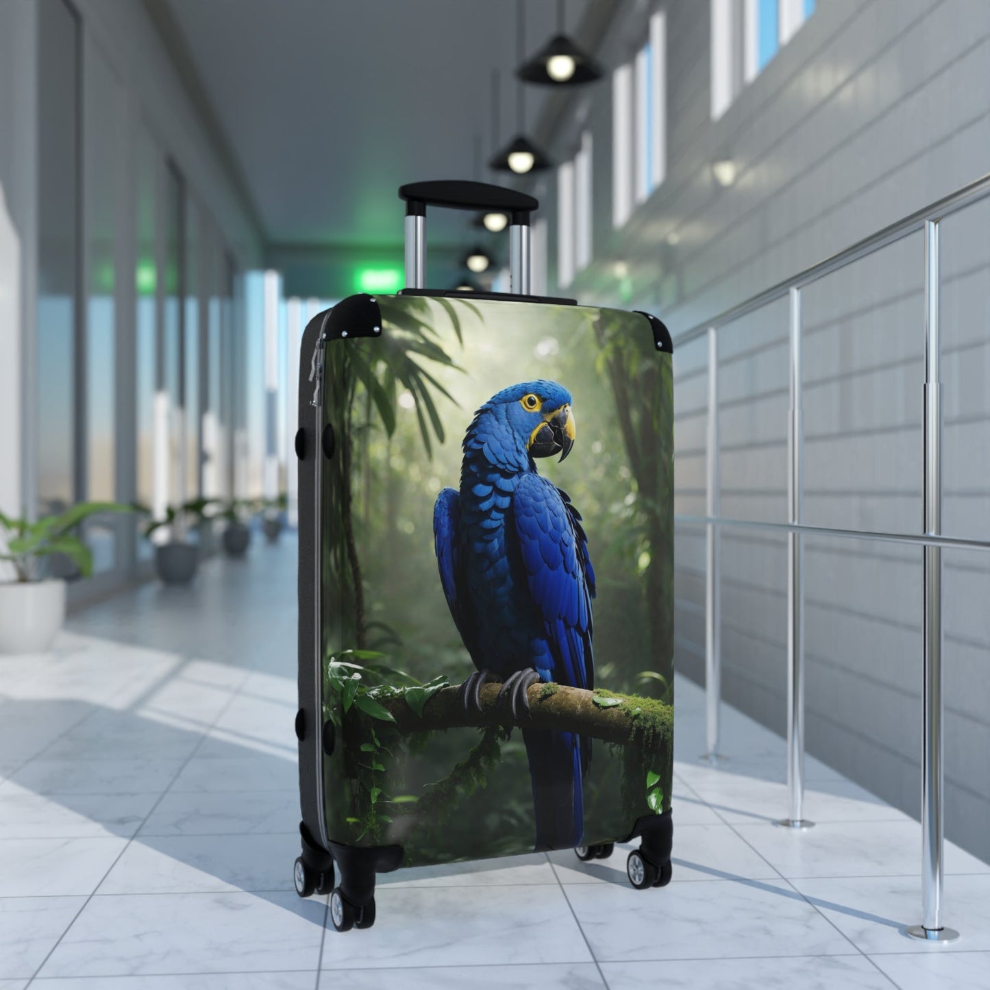 Colorful Parrot Suitcase - Perfect for Travel Enthusiasts - Bags