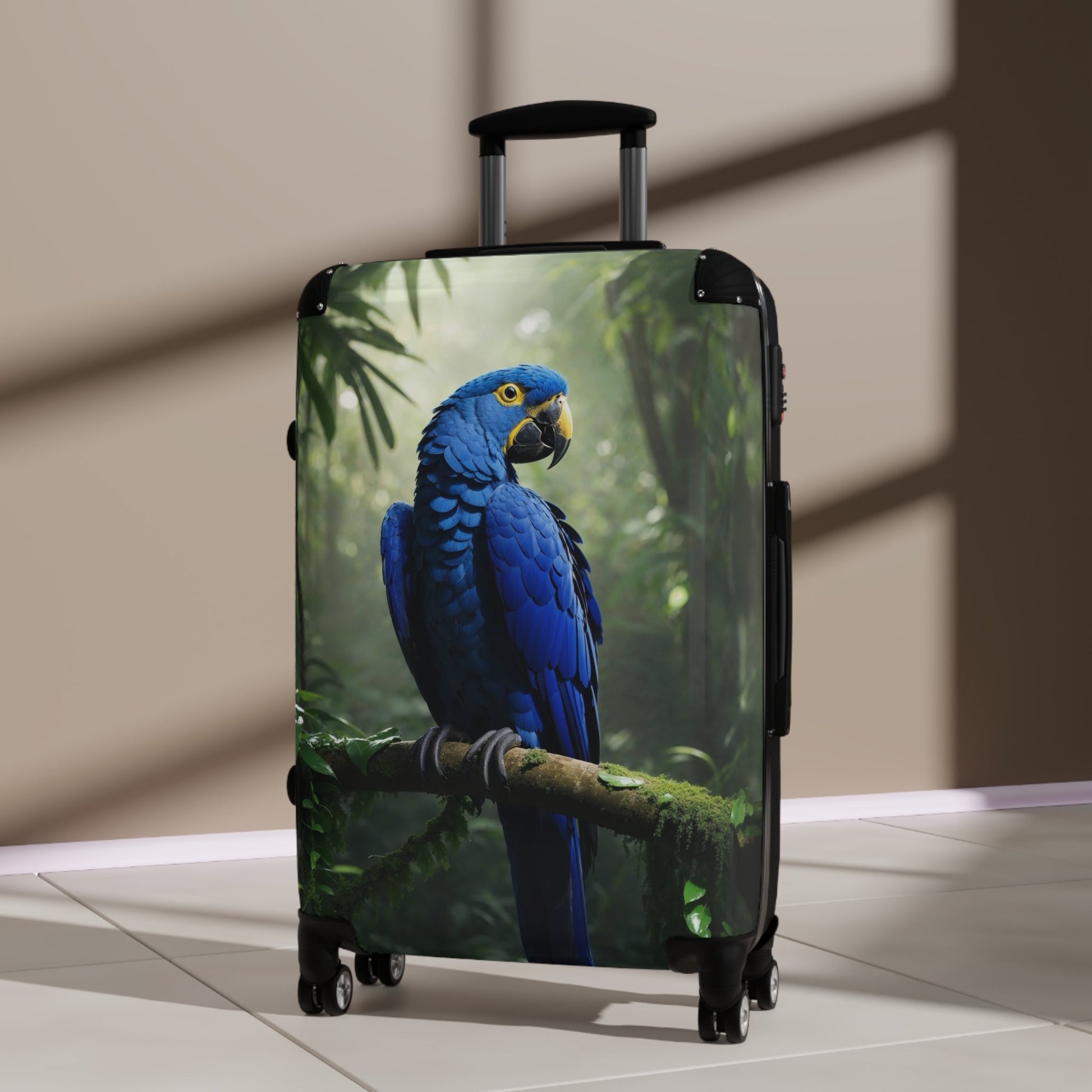 Colorful Parrot Suitcase - Perfect for Travel Enthusiasts - Bags