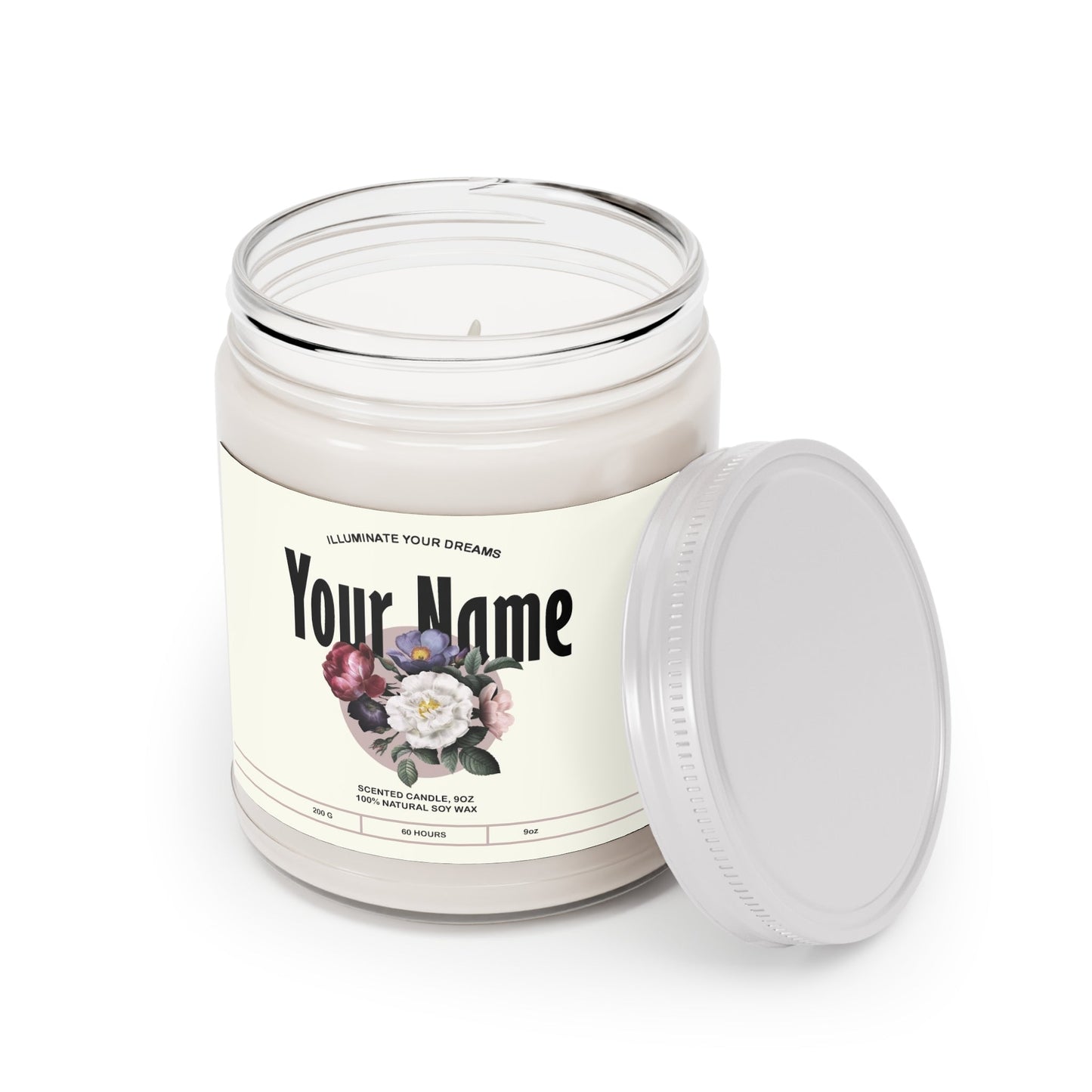 Customizable Scented Candles 9oz - Home Decor