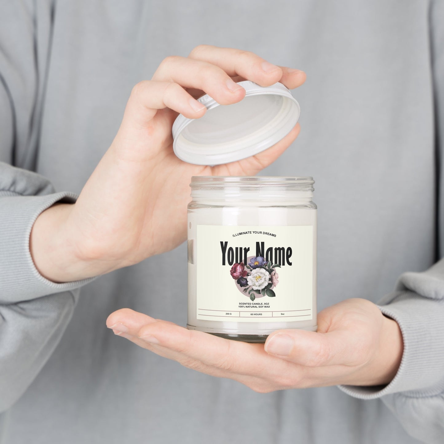 Customizable Scented Candles 9oz - Home Decor