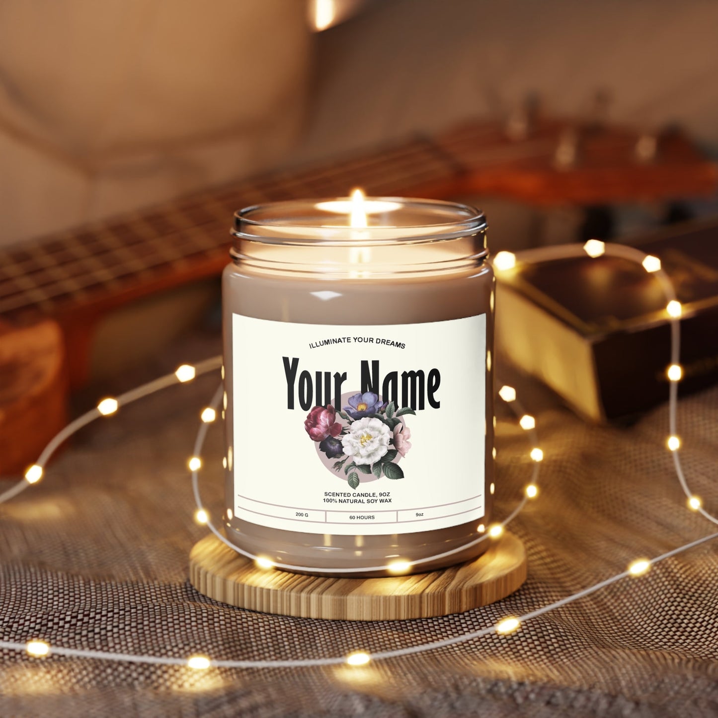 Customizable Scented Candles 9oz - Home Decor