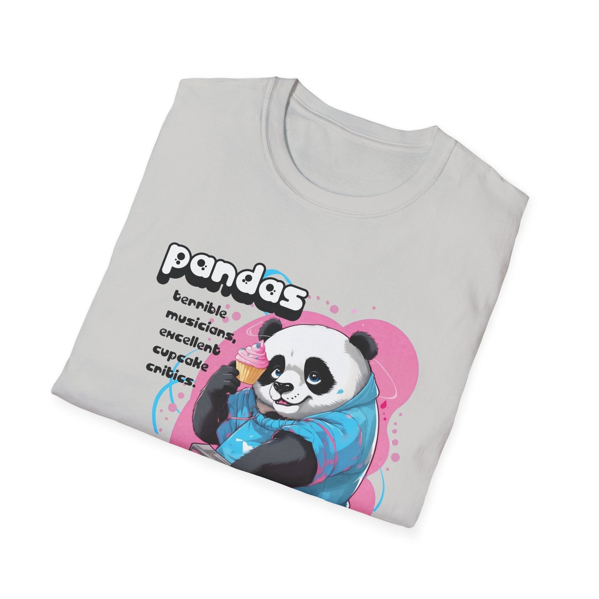 Cute Core Panda Boombox T-Shirt | Kawaii Retro 80s Graphic Tee - T-Shirt