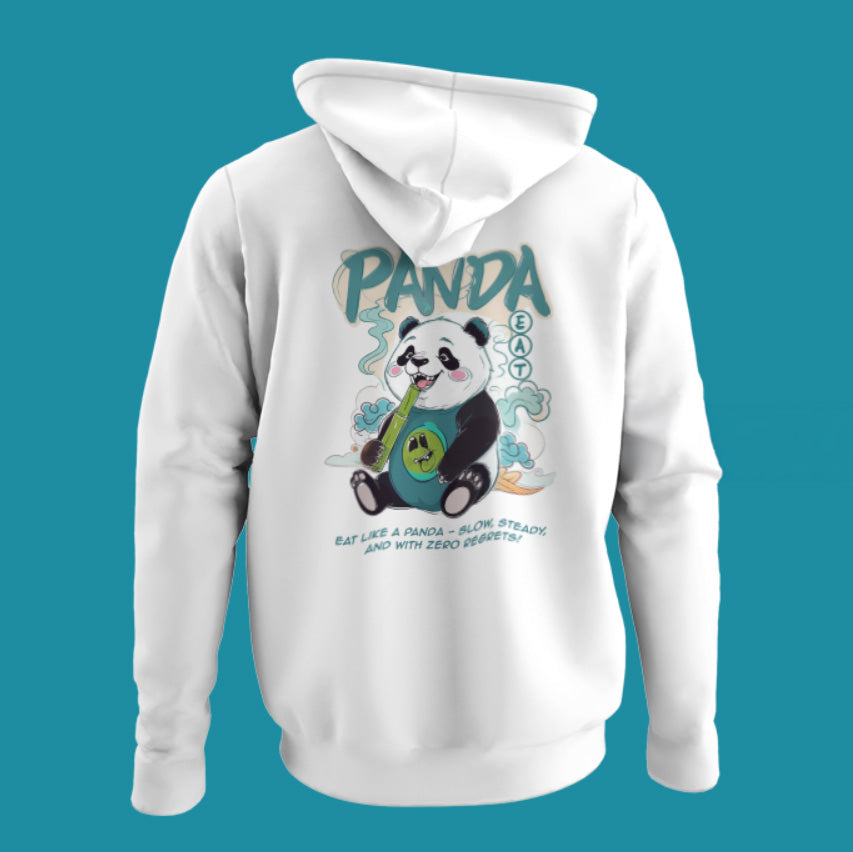Cute Panda Zip Hoodie - Hoodie