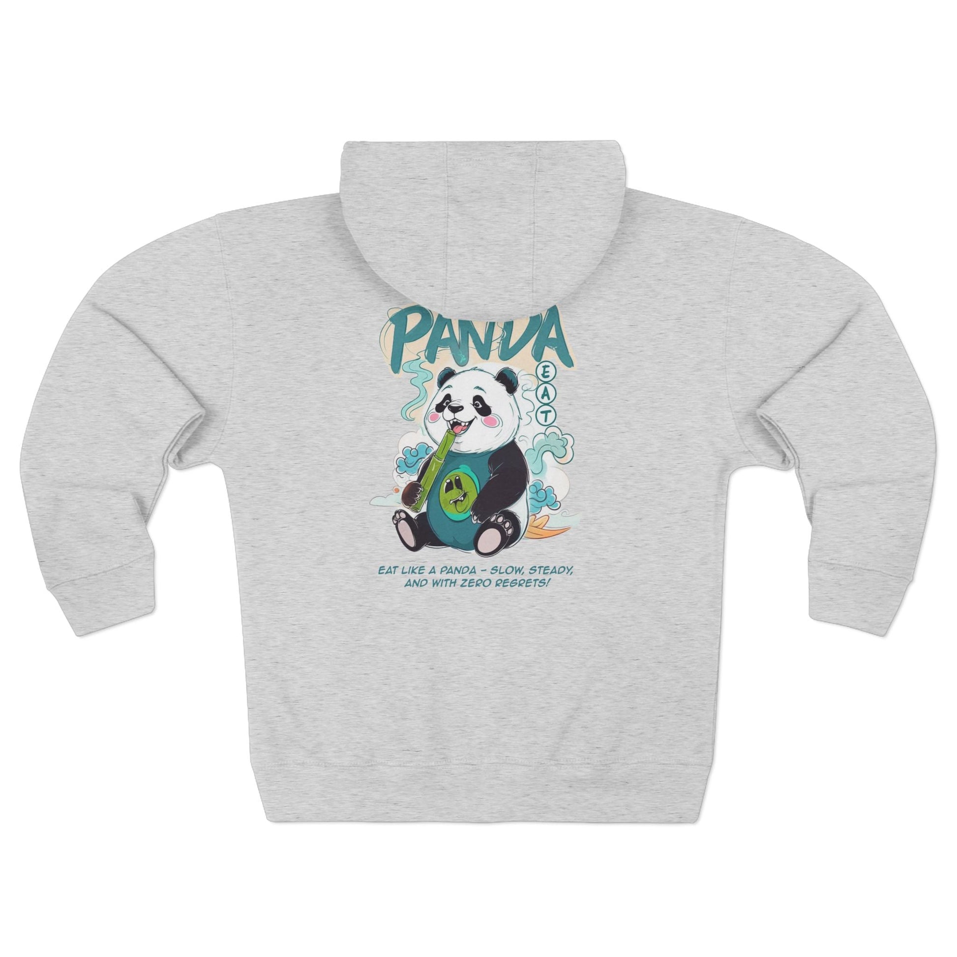 Cute Panda Zip Hoodie - Hoodie