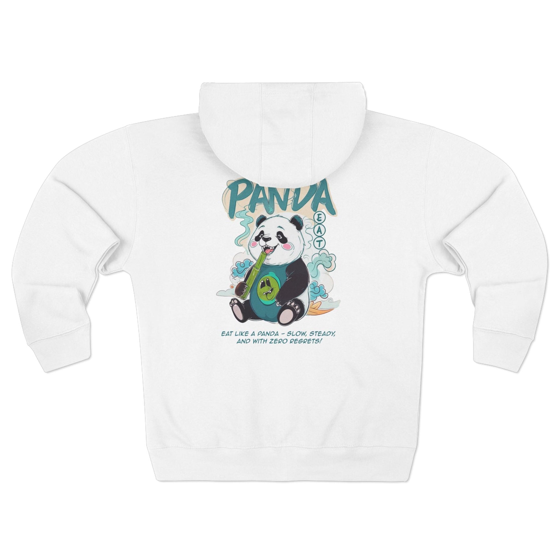 Cute Panda Zip Hoodie - Hoodie