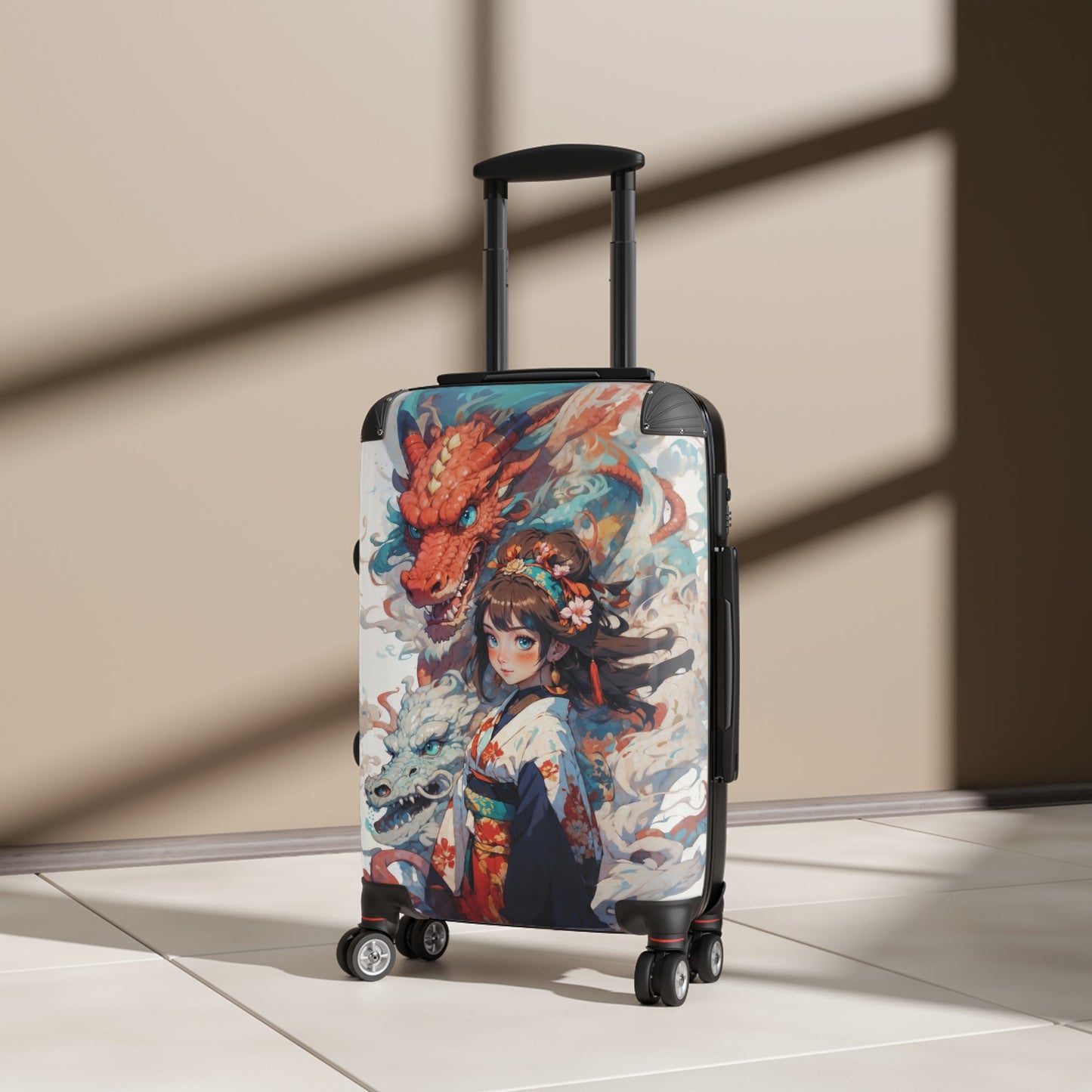 Dragon Empress Suitcase – Stylish Luggage - Bags