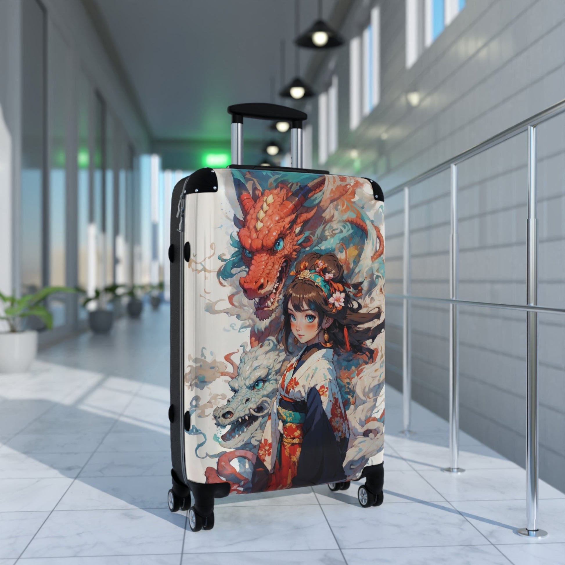 Dragon Empress Suitcase – Stylish Luggage - Bags