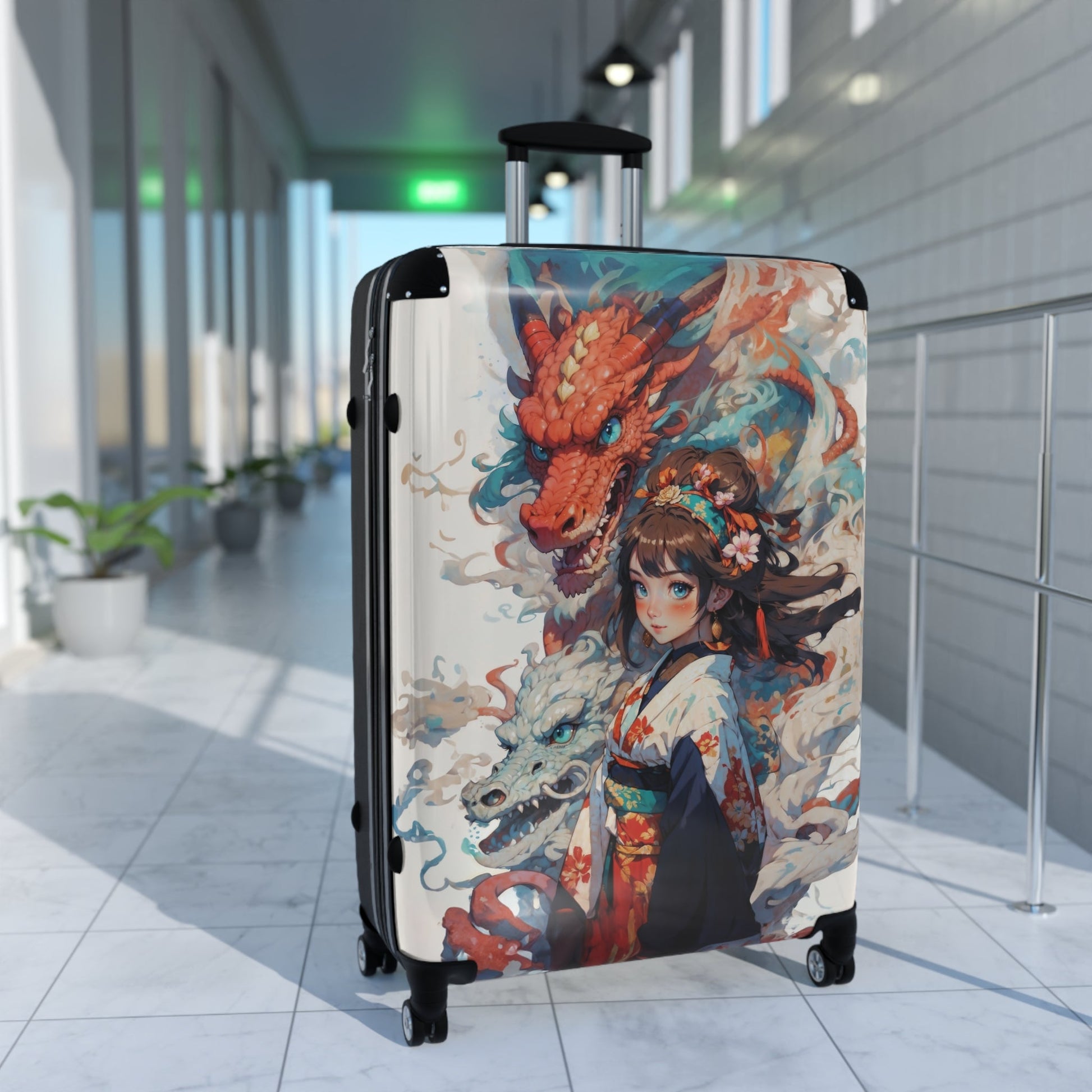 Dragon Empress Suitcase – Stylish Luggage - Bags