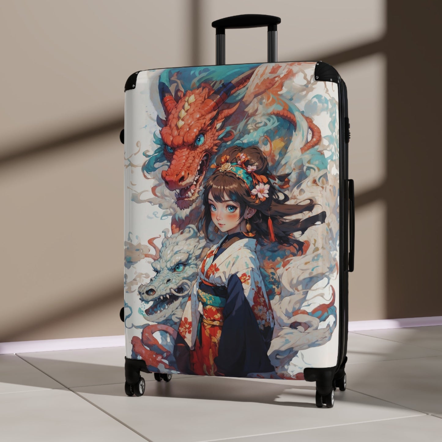 Dragon Empress Suitcase – Stylish Luggage - Bags