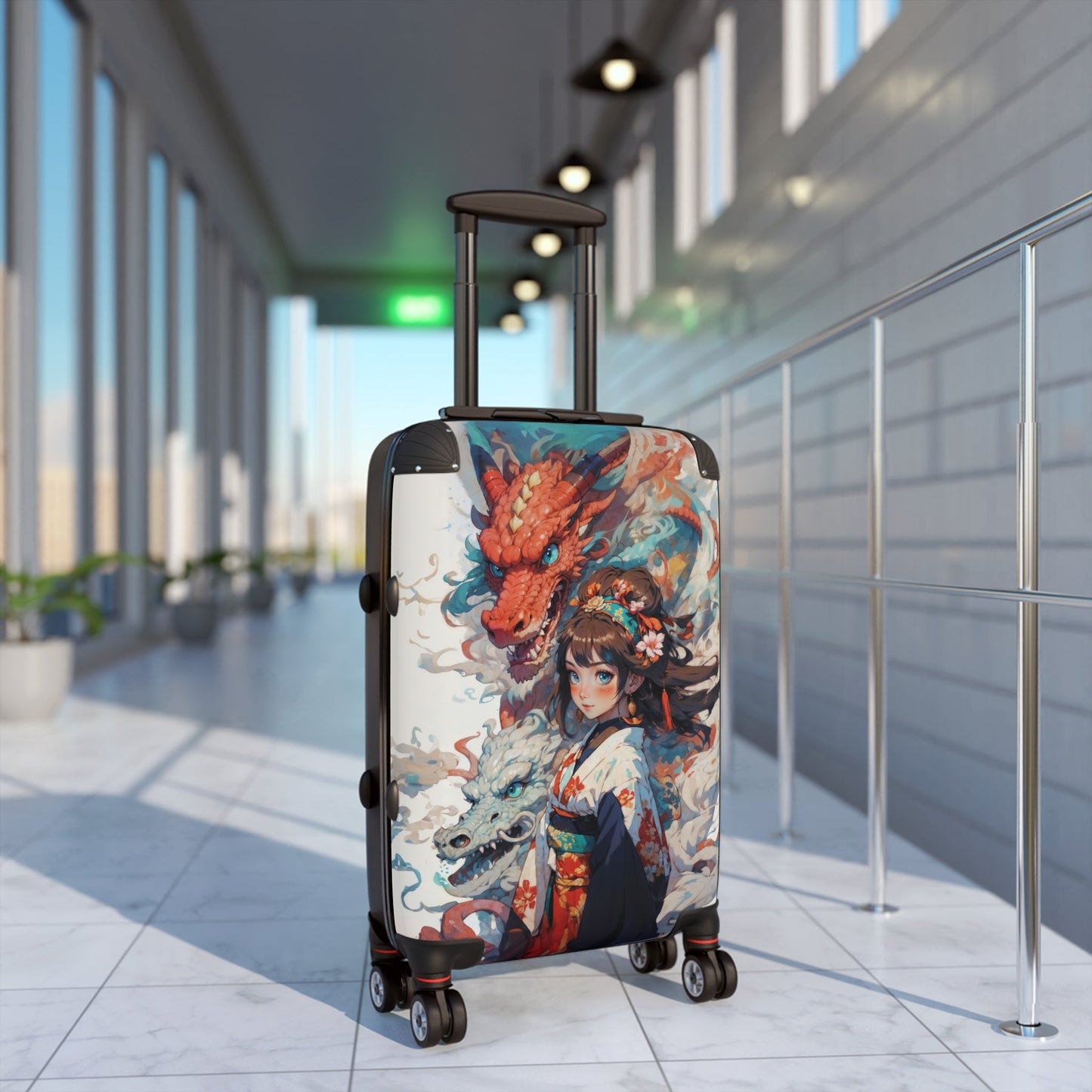 Dragon Empress Suitcase – Stylish Luggage - Bags