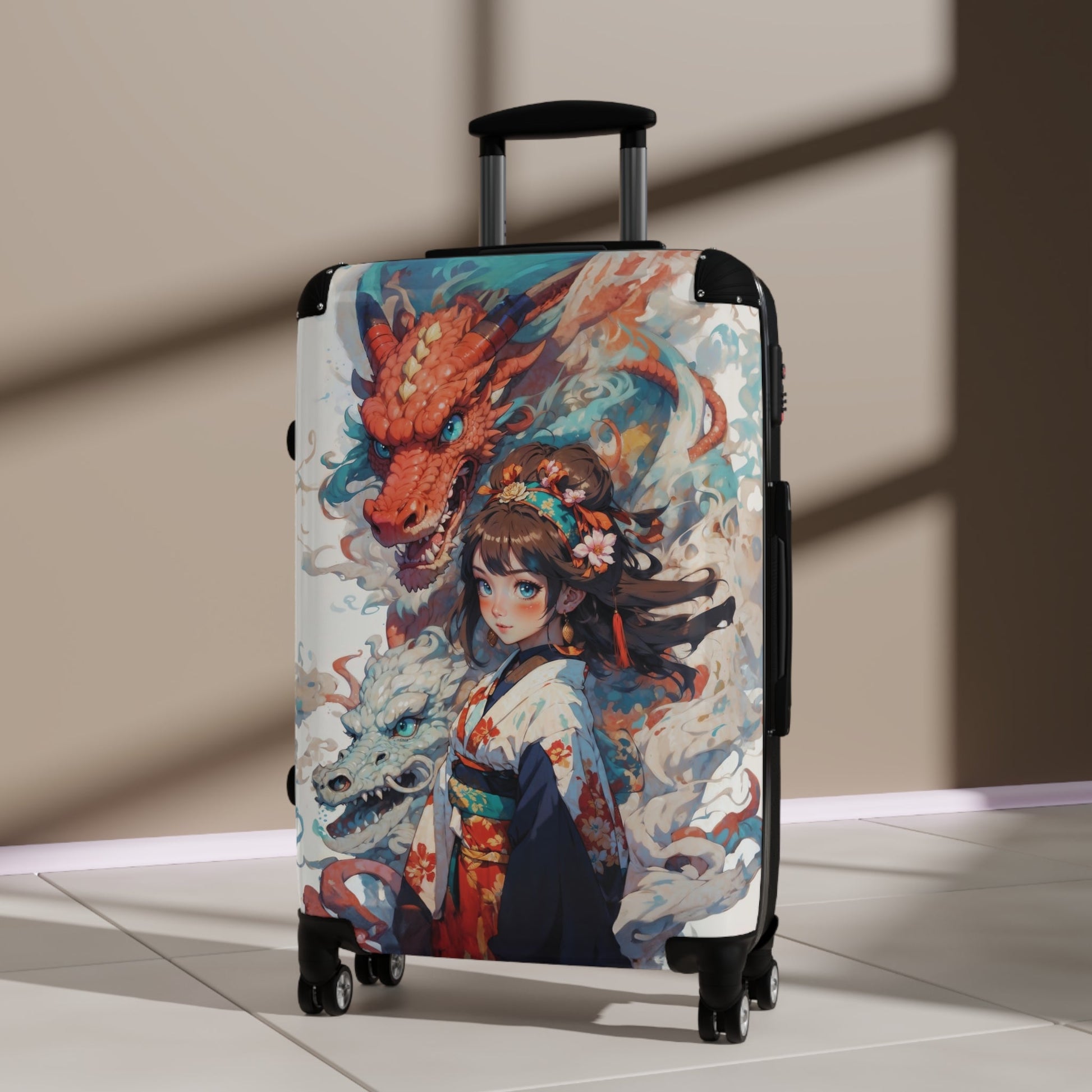 Dragon Empress Suitcase – Stylish Luggage - Bags
