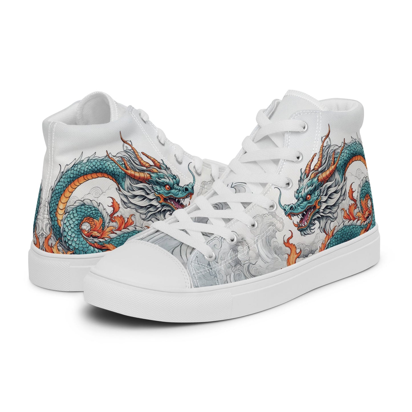 Dragon High Top Canvas Shoes - Shoes