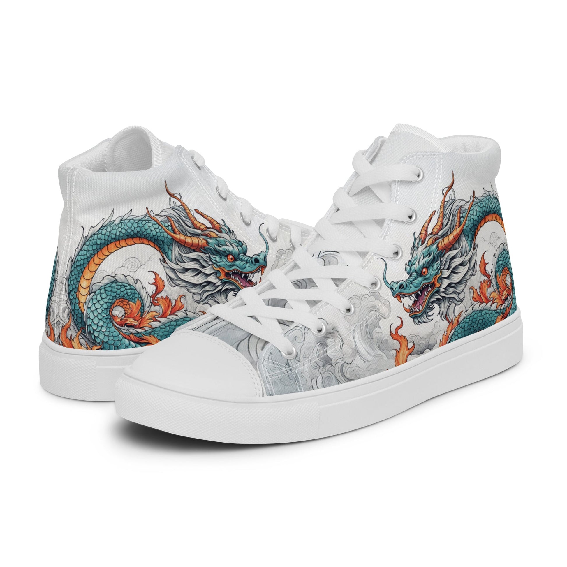 Dragon High Top Canvas Shoes - Shoes