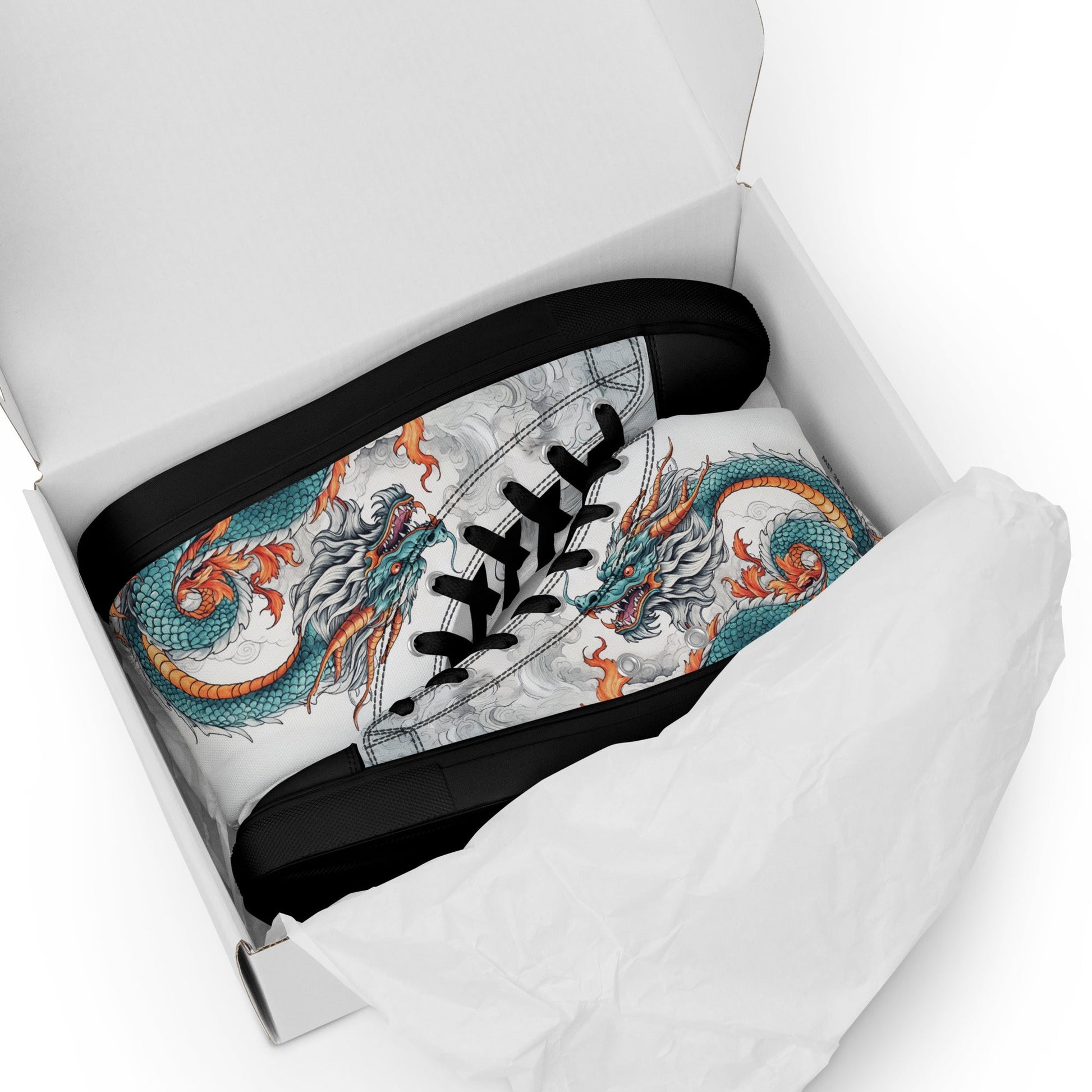 Dragon High Top Canvas Shoes - Shoes