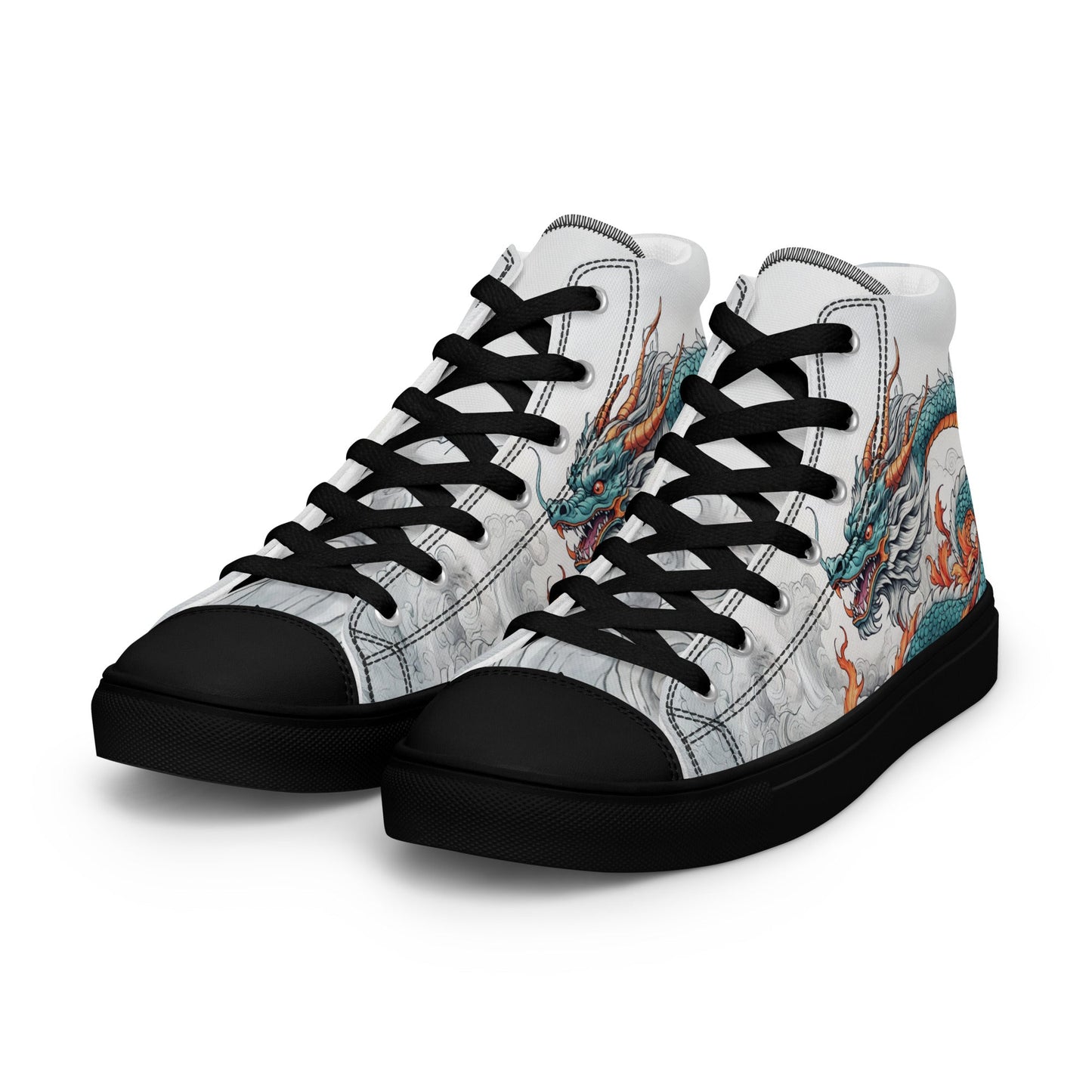 Dragon High Top Canvas Shoes - Shoes