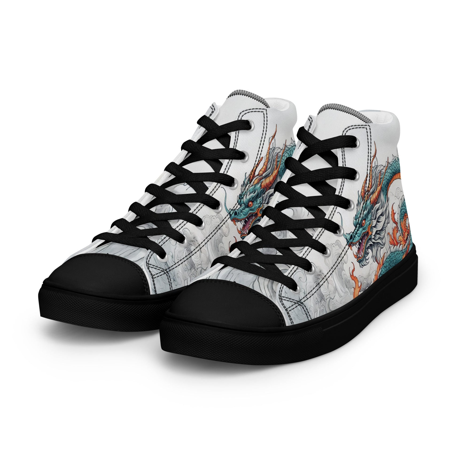 Dragon High Top Canvas Shoes - Shoes