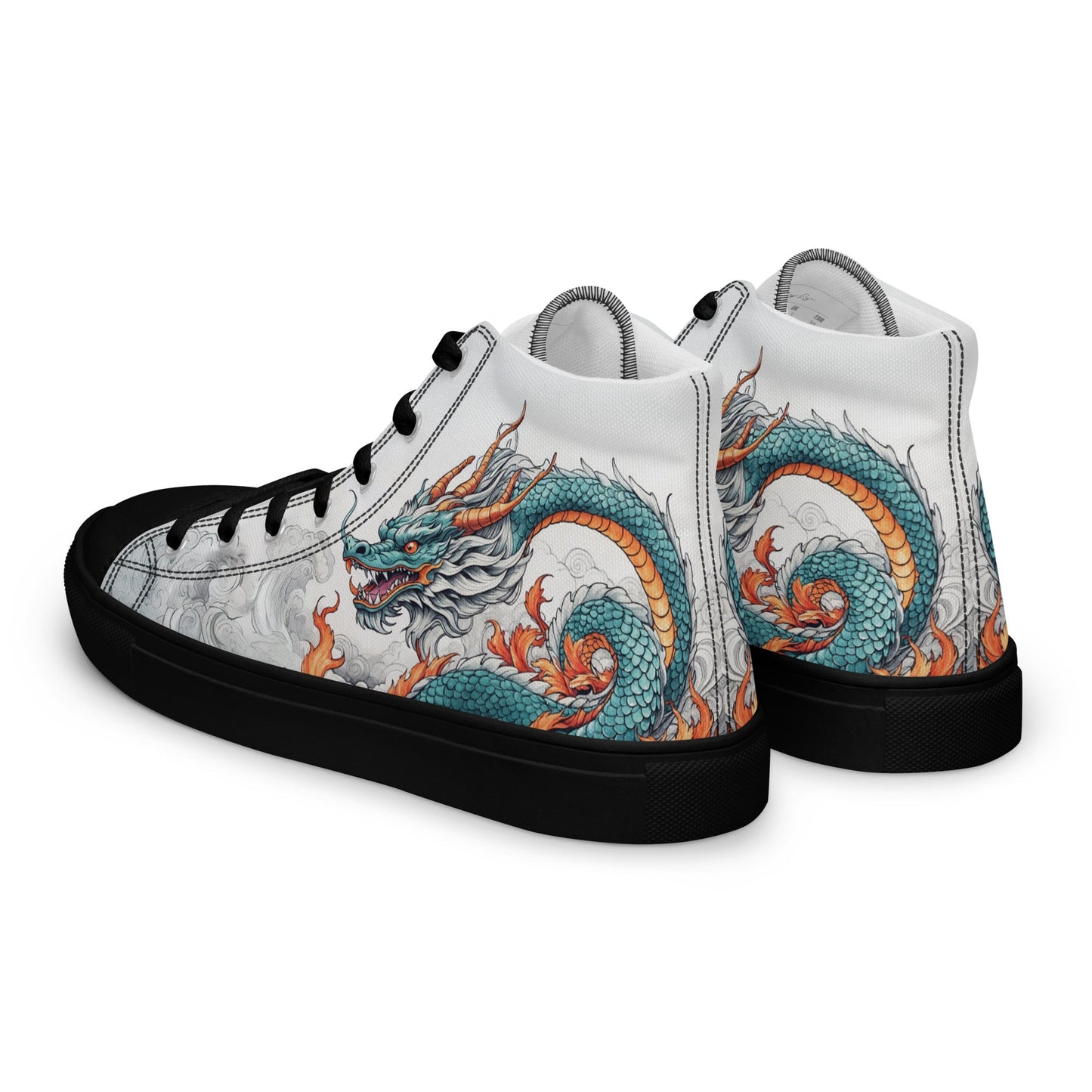 Dragon High Top Canvas Shoes - Shoes
