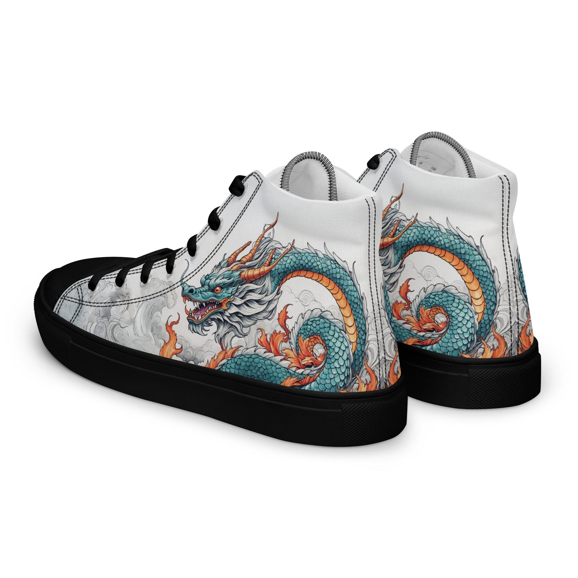 Dragon High Top Canvas Shoes - Shoes