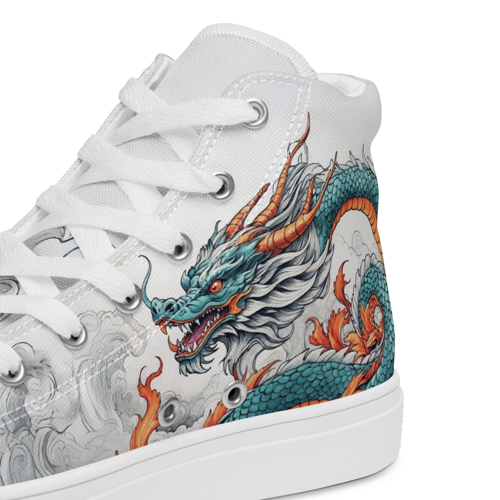Dragon High Top Canvas Shoes - Shoes