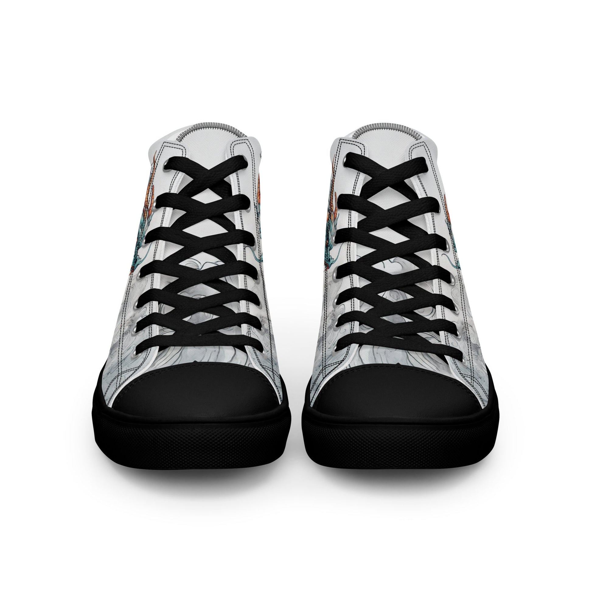 Dragon High Top Canvas Shoes - Shoes